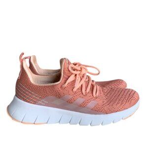 Adidas Asweego Running Shoes Women’s 8.5 Pink White Athletic Lightweight Sneaker